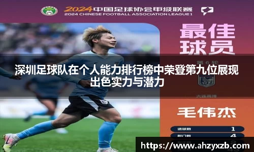 深圳足球队在个人能力排行榜中荣登第九位展现出色实力与潜力